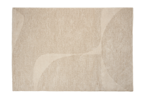 BOWA Teppich Beige, Eierschalenfarbe