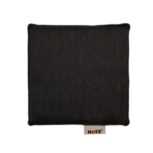 HOTZ Coussin d'assis chauffant noir Larg. 40 x Long. 40 cm
