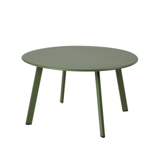NURIO Table lounge kaki H 40 cm - Ø 70 cm