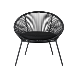 PAPAYO Chaise lounge noir