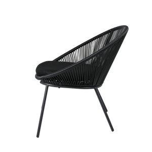 PAPAYO Chaise lounge noir