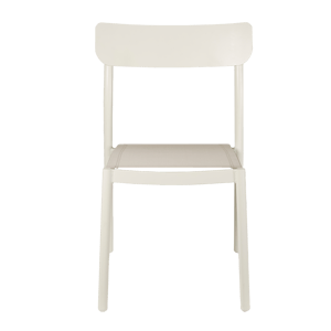MAVAS Chaise empilable blanc H 84,4 x Larg. 53,8 x P 55,1 cm