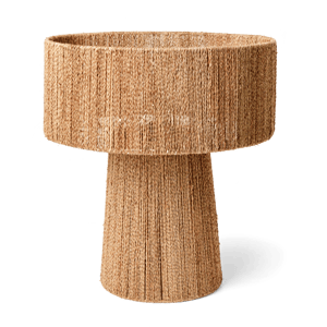 BRITT Candeeiro de mesa XL natural H 45 cm - Ø 40 cm