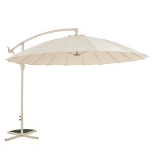 FLORIASA Parasol déporté sable H 248 cm - Ø 274 cm
