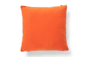 YVONNE Coussin orange Larg. 45 x Long. 45 cm