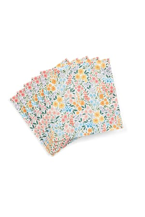 FANNY Paquete de 20 servilletas multicolor An. 25 x L 25 cm