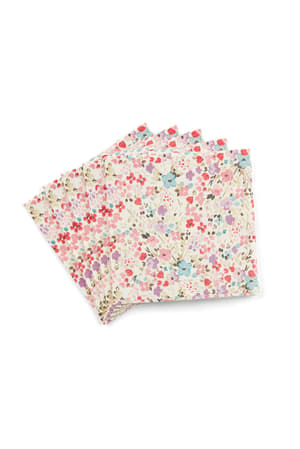 ROSETTE Paquete de 20 servilletas rosa An. 25 x L 25 cm