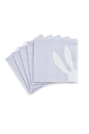 BUNNY Set de 20 serviettes mauve