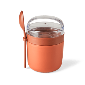 FRESHMOOD Caixa pequeno-almoço cor-de-laranja H 13 cm - Ø 9 cm