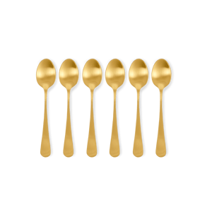 AXELLE Espressolöffel Set mit 6 Gold