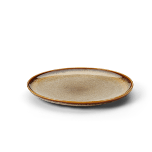 COZY BROWN Assiette brun - set de 4 