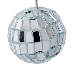 DISCO Bolas de natal prateado