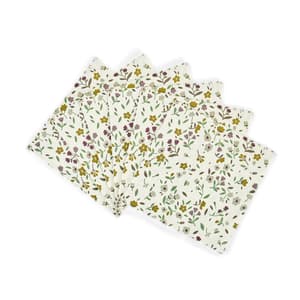 AURELLE Set van 20 servetten multicolor