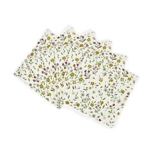 AURELLE Set de 20 serviettes multicolore