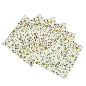 AURELLE Set de 20 serviettes multicolore