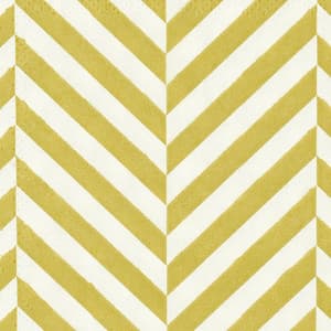 CHEVRON Set de 20 serviettes vert