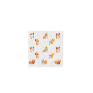 X-MAS CORGIES Set de 20 serviettes multicolore