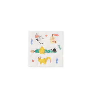 X-MAS FUNCATS Set de 20 serviettes multicolore