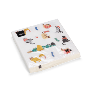 X-MAS FUNCATS Set de 20 serviettes multicolore