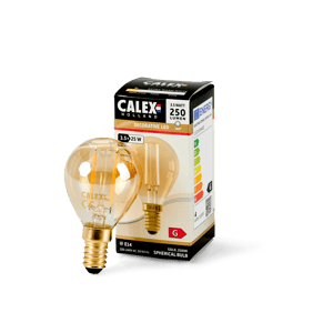 CALEX Ampoule à filament E14 doré