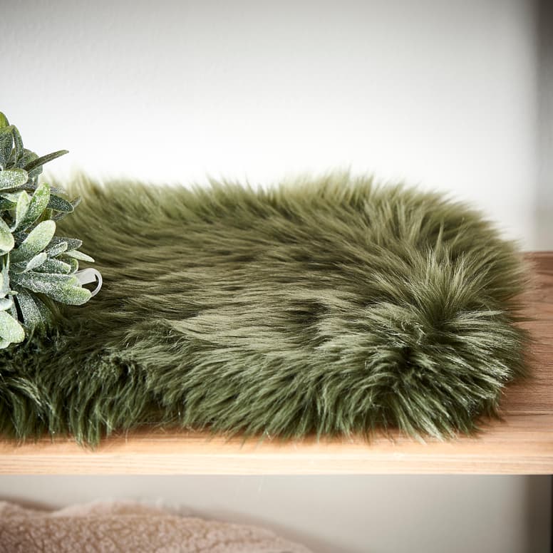 FUR Individual verde W 32 x L 45 cm