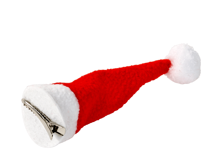 SANTA Gorro de Natal com clipe H 13 x W 5 cm