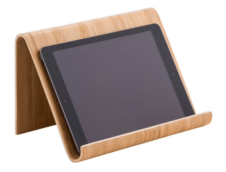 BAMBUS Suporte para tablet /livro cozinha natural H 16 x W 27 x D 16 cm