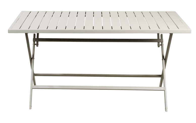 MONACO Mesa plegable gris A 74 x An. 146 x P 80 cm