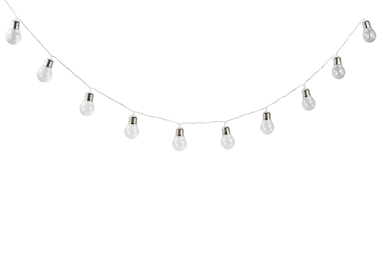 BULB Guirlande lumineuse solaire 10 Leds transparent Long. 350 cm