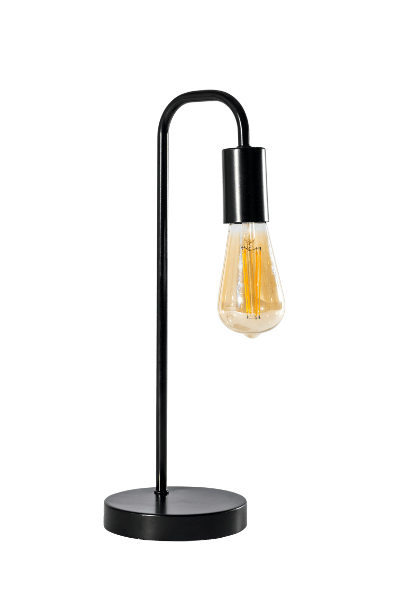 ARCHE Lampe de table noir H 43 cm - Ø 14 cm