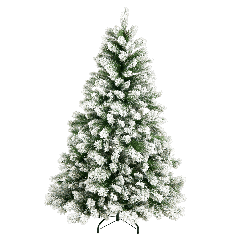 FROST Sapin de Noël blanc, vert H 180 cm - Ø 127 cm