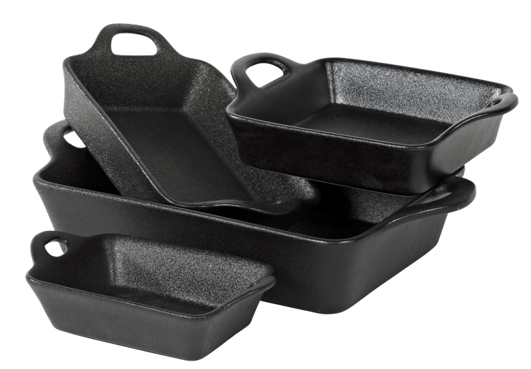 FERO Prato para forno preto H 4,8 x W 12 x L 16 cm