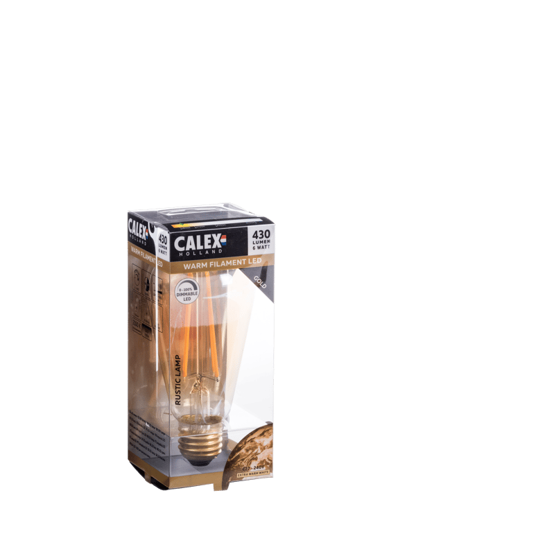 CALEX Lampe sphérique 2100K Long. 14,2 cm - Ø 6,4 cm