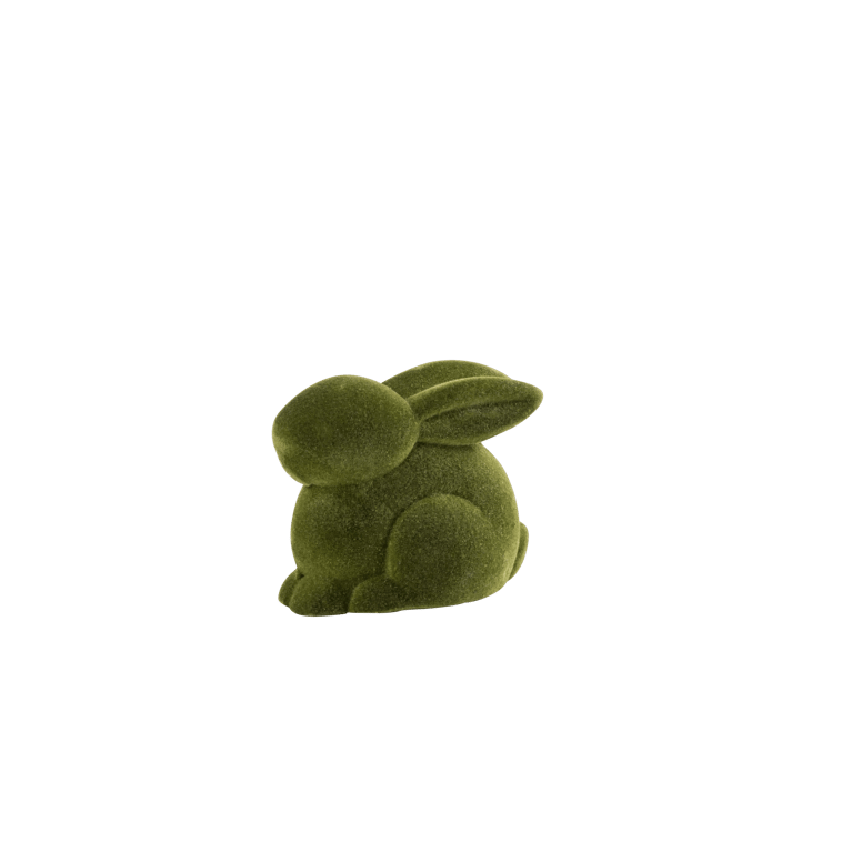 FUNK Lapin vert H 6,5 x Larg. 3,5 x P 7,5 cm