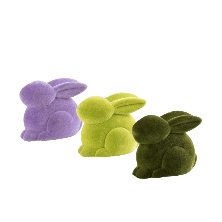 FUNK Lapin vert H 6,5 x Larg. 3,5 x P 7,5 cm