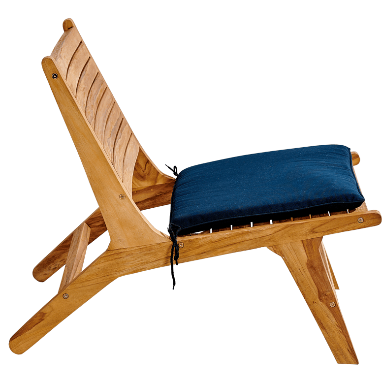 DARMA Cadeira lounge natural H 67 x W 78 x D 67 cm