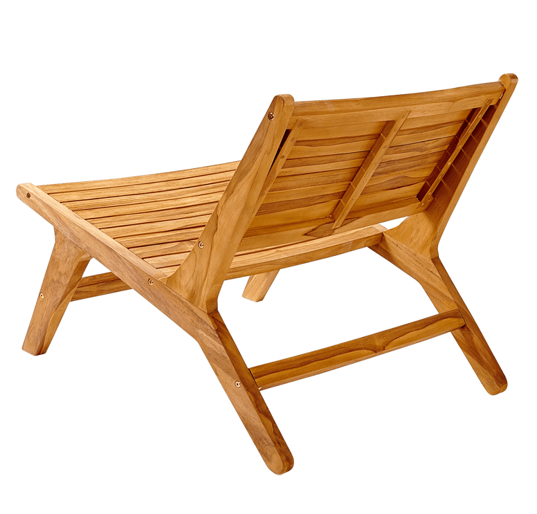 DARMA Cadeira lounge natural H 67 x W 78 x D 67 cm