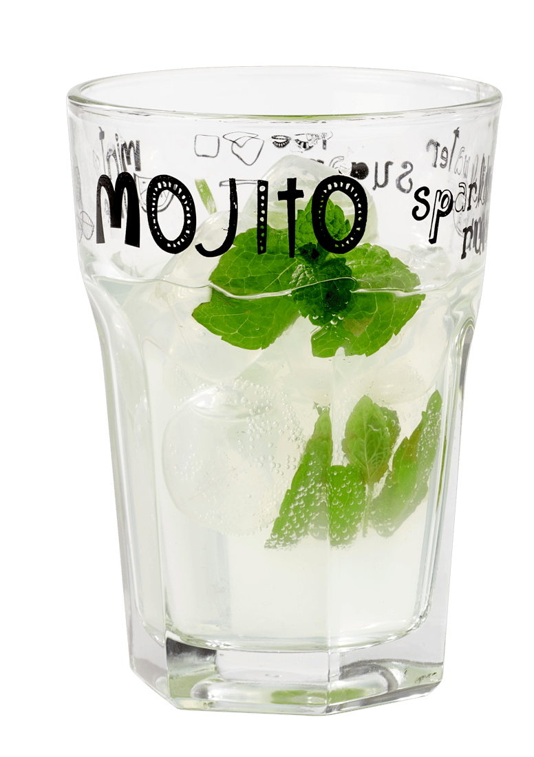 MOJITO Glas transparant H 12,9 cm - Ø 9,1 cm