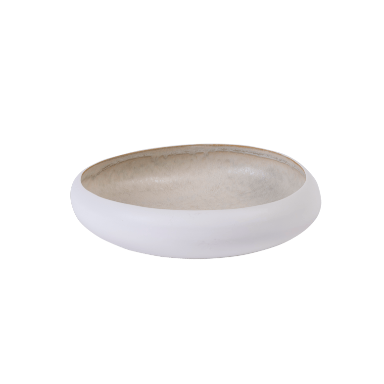 NORDIC Bowl 65 CL wit - set van 4  H 4,5 cm - Ø 20 cm