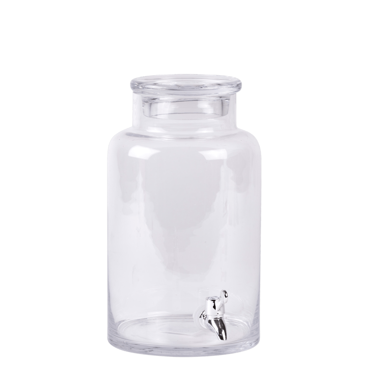 PURI Recipiente bebida com torneira 5,5 L transparente H 31,5 cm - Ø 20 cm