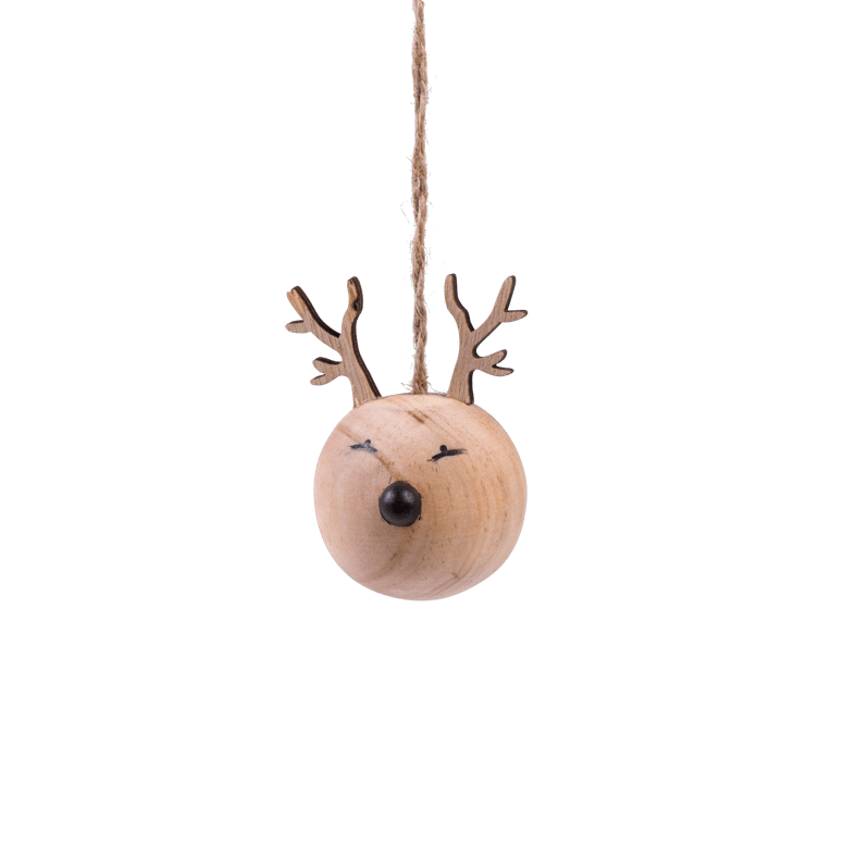 DASHY Boule de Noël naturel Ø 5 cm