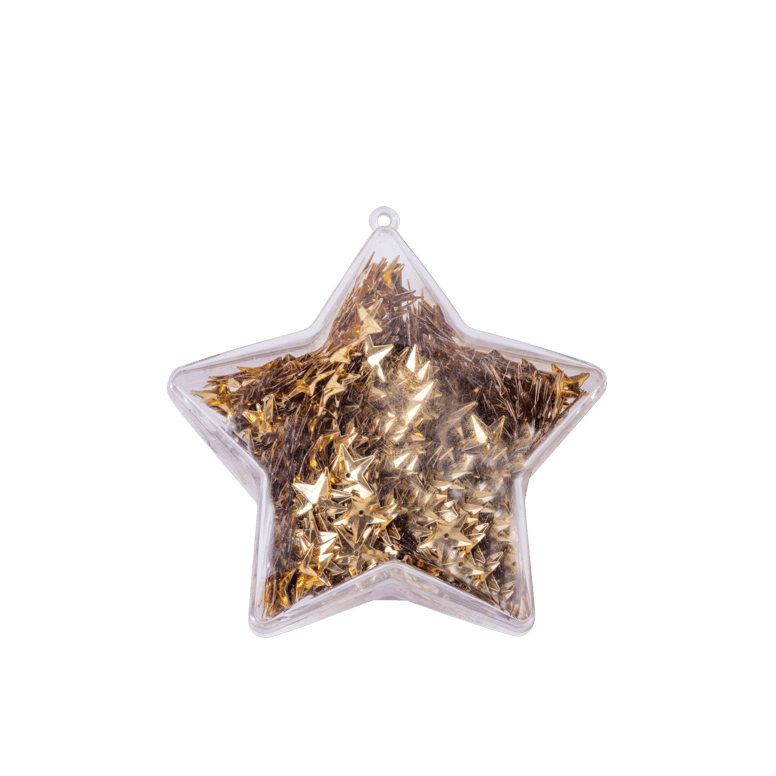 STARS Strooideco 3 kleuren diverse kleuren Ø 10,5 cm