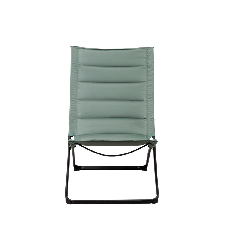 LIZA Chaise pliante vert H 87 x Larg. 57 x P 85 cm