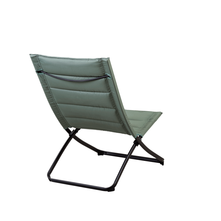 LIZA Chaise pliante vert H 87 x Larg. 57 x P 85 cm