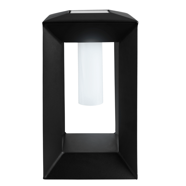 LORE Lampe solaire noir H 45 x Larg. 25 x P 25 cm