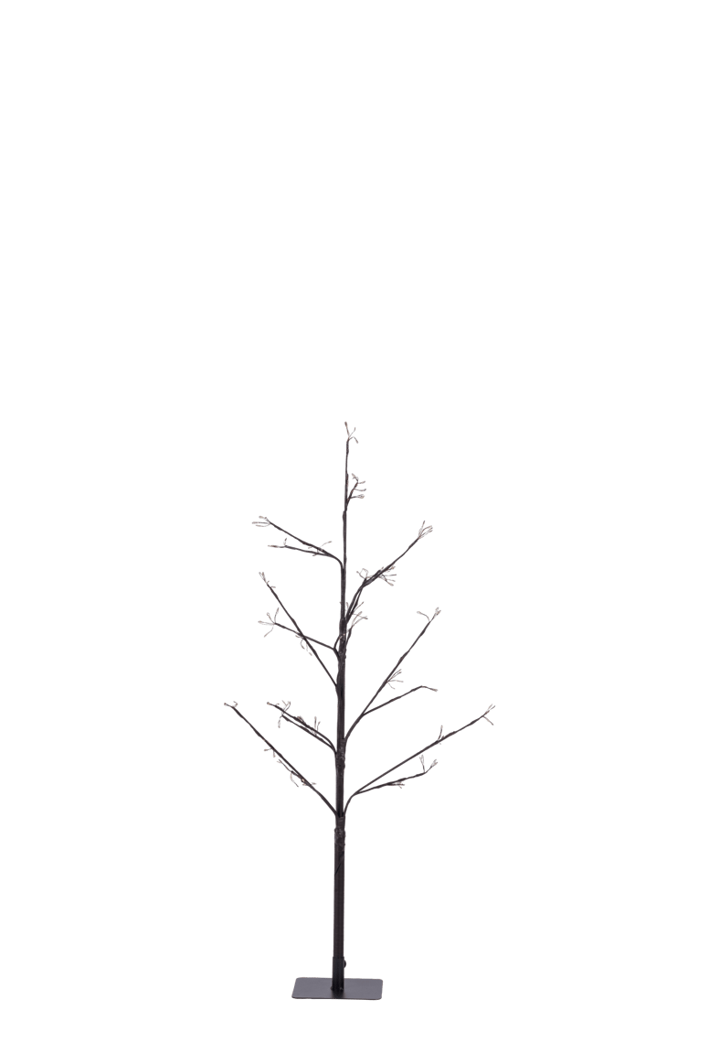 FRANI Árbol decorativo outdoor negro A 90 cm