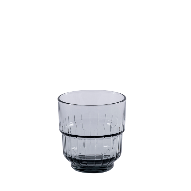 LINQ Glas 26,6 CL Grau H 8,7 cm - Ø 8,2 cm