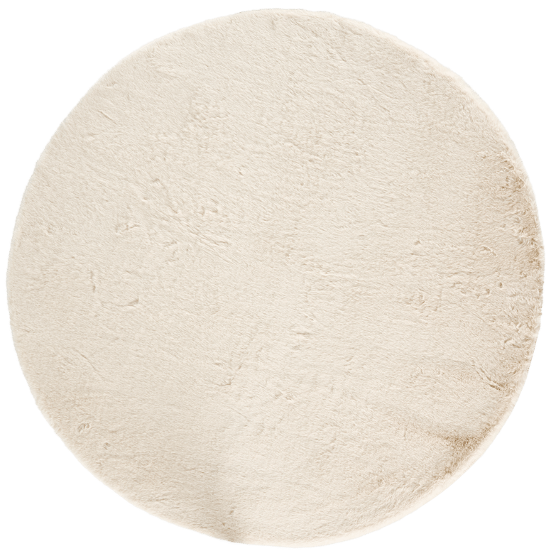 PELZ Tapis crème Ø 100 cm