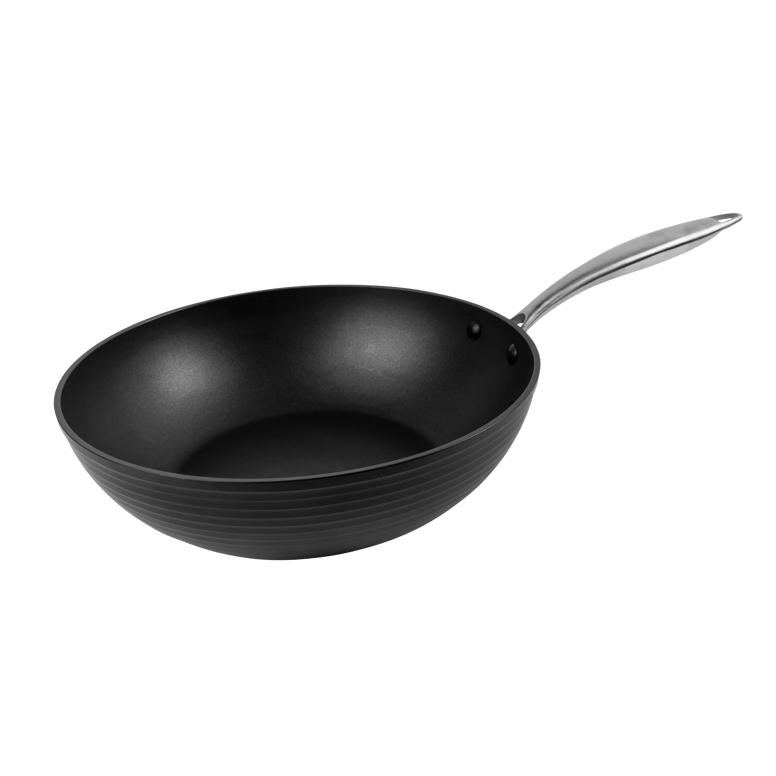 MASTERCHEF Wok noir Ø 28 cm