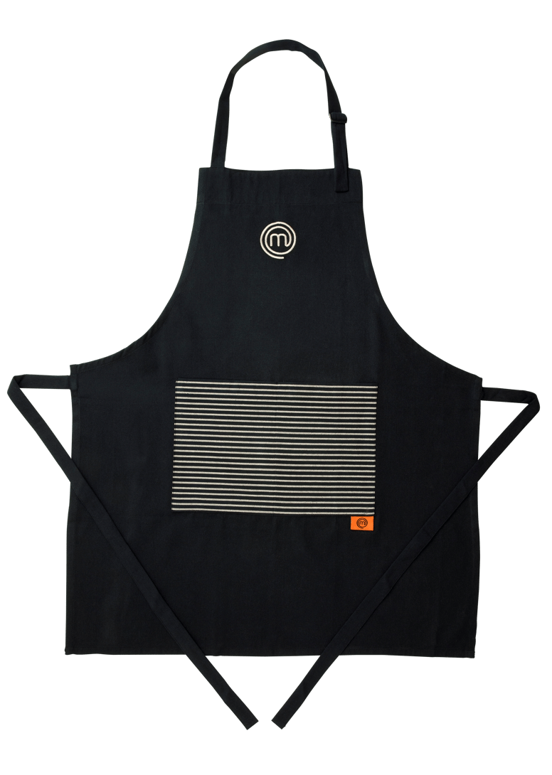 MASTERCHEF Tablier noir Larg. 70 x Long. 90 cm